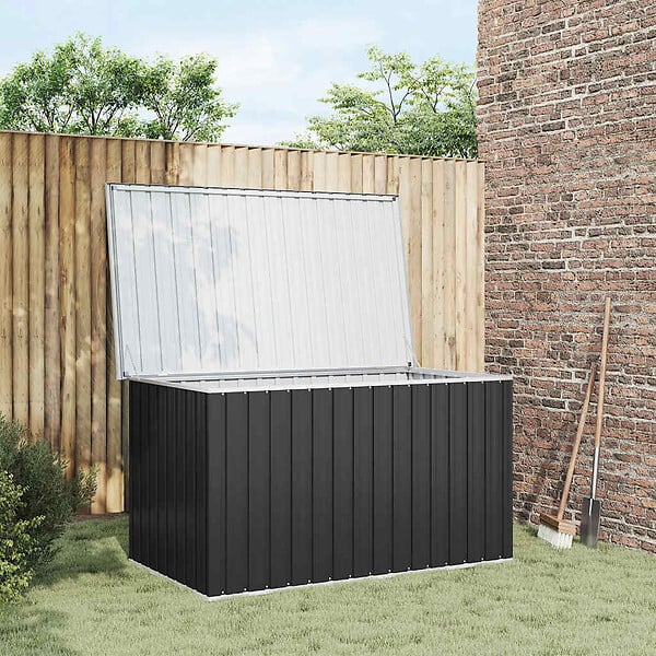 VIDAXL - vidaXL Boîte de rangement de jardin Anthracite 171x99x93 cm - large