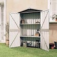 VIDAXL - vidaXL Abri de jardin Anthracite 116x45x175 cm Acier galvanisé - vignette