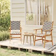VIDAXL - vidaXL Chaises de jardin lot de 2 Bois d'acacia solide - vignette
