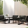 VIDAXL - vidaXL Table à dîner d'extérieur Anthracite 120x60x66 cm Aluminium - vignette