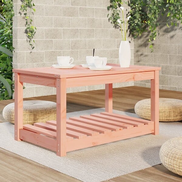 VIDAXL - vidaXL Table de jardin 82,5x50,5x45 cm bois massif de douglas - large