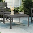 VIDAXL - vidaXL Table de jardin gris 82,5x82,5x45 cm bois massif de pin - vignette