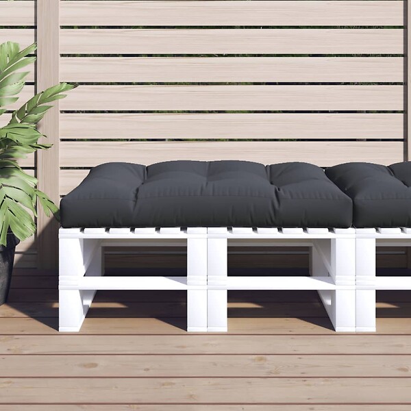 VIDAXL - vidaXL Coussin de palette anthracite 120x80x12 cm tissu - large