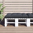 VIDAXL - vidaXL Coussin de palette anthracite 120x80x12 cm tissu - vignette