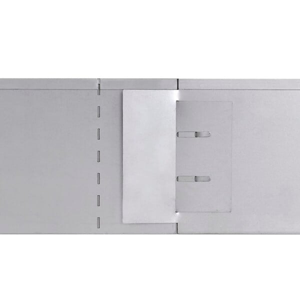 VIDAXL - vidaXL Clôture de pelouse flexible 10 pcs Acier galvanisé 100x14 cm - large