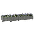 VIDAXL - vidaXL Lit surélevé 160x40x23 cm Polypropylène - vignette