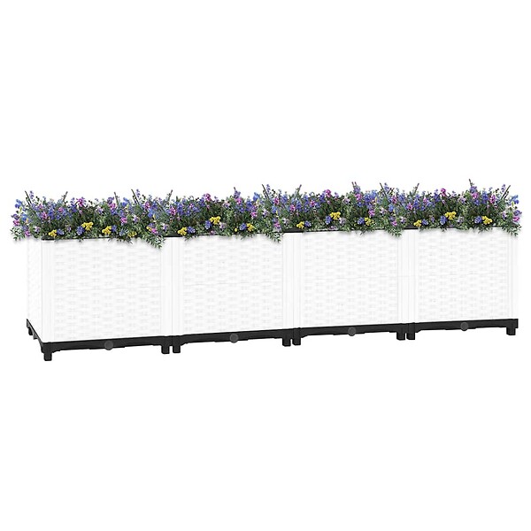 VIDAXL - vidaXL Lit surélevé 160x40x38 cm Polypropylène - large