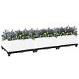 VIDAXL - vidaXL Lit surélevé 120x40x23 cm Polypropylène - vignette
