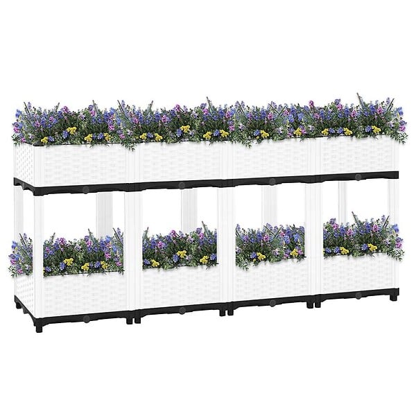 VIDAXL - vidaXL Lit surélevé 160x40x71 cm Polypropylène - large