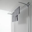 FOXYDRY - Étendoir mural pour intérieur et extérieur, durable – gris – 152x52x137 cm - FOXYDRY Wall 150 - vignette