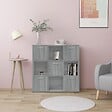 VIDAXL - vidaXL Bibliothèque Sonoma gris 90x30x90 cm Bois d'ingénierie - vignette