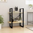 VIDAXL - vidaXL Bibliothèque à  2 niveaux 60x30x70 cm Bois de pin massif - vignette