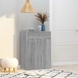 VIDAXL - vidaXL Armoire à  chaussures Sonoma gris 60x35x84 cm Bois d'ingénierie - vignette