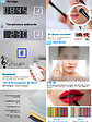 AICA SANITAIRE - Miroir lumineux Horloge + loupe + bluetooth + tricolore + anti-buée 140x80cm salle de bain dimmable,mémoire,tactile,led - vignette