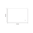 LUXURYBAIN - LuxuryBain- Miroir Salle de Bain LED 90x60cm anti buée et LED 3 couleurs à luminosité Variable LB-85070-90-60 - vignette