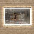 AICA SANITAIRE - Aica sanitaire Miroir de salle de bain lumineux LED avec anti-buée et interrupteur tactile intégré 100x60cm - vignette