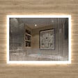 AICA SANITAIRE - Aica sanitaire Miroir de salle de bain lumineux LED avec anti-buée et interrupteur tactile intégré 90x70cm - vignette