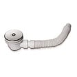 AICA SANITAIRE - AICA receveur de douche blanc 76x76x3cm carré, extra-plat, gel coat, bac à douche anti-dérapant avec la bonde de receveur et le siphon 90cm - vignette