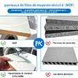 AICA SANITAIRE - AICA ensemble meuble 120 cm Chêne Wotan avec 4 tiroirs à fermeture automatique, lavabo céramique double + miroir salle de bain Bluetooth tricolore, suspendu - vignette