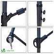 VOUNOT - Parasol deporte 3M Shanghai avec housse de protection gris - vignette