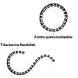 GT GARDEN - Bordure de jardin flexible noire - 3,8 cm x 10 mètres avec 20 piquets d'ancrage - vignette
