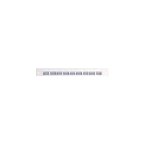 RENSON - GRILLE PLATE APP H 30 488 3 475 MM BLC - large