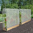ID MARKET - Duo serres à tomates modulables spéciales croissance kit complet bâche + support - vignette