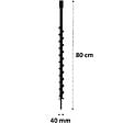 GT MARKET - Mèche de tarière Ø 40 mm avec adaptateur pour perceuse et perforateur SDS-plus - vignette