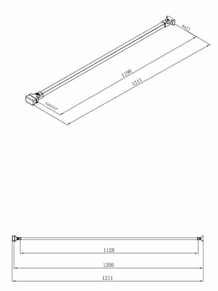 SWISS AQUA TECHNOLOGIES - Paroi de douche à l'italienne 87x200 cm Walk-in, anti-calcaire, verre transparent (WI90-SET) - large