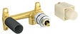 GROHE - Eurocube Set Mitigeur monocommande 2 trous lavabo encastré mural Chrome Taille M + Corps encastré (23447000-SET) - vignette