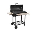 RED DECO - Barbecue fumoir au charbon de bois KENTUCKY Noir Acier inoxydable - vignette