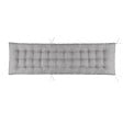 ID MARKET - Lot de 2 coussins universels de transat ADAM 180 cm gris - vignette