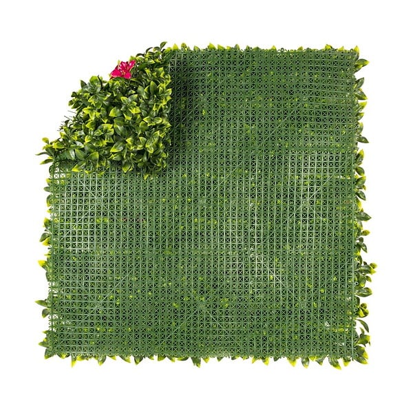 NORTENE - Panneau décoratif de feuillage bougainvillier synthétique VILLA - 1x1m - Vert - large