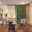 NORTENE - Panneau décoratif de feuillage bougainvillier synthétique VILLA - 1x1m - Vert - vignette