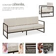 TECTAKE - Salon de jardin COMOSA pour 7 personnes marron/beige - vignette