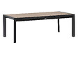 HESPERIDE - Table de jardin rectangulaire extensible alu Evasion 8/10 places effet bois + 10 fauteuils Piazza - Hespéride - vignette