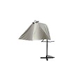 CONCEPT USINE - Parasol  ecru droit rond 2,94 x 2,94 m ALCUDIA - vignette