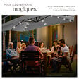 TECTAKE - Parasol à LED solaire Sunna avec manivelle 2,5 x 2,5 m  gris clair - vignette