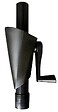 PROLOISIRS - Parasol droit en aluminium 3 strates inclinable manivelle 300/6 cm - grey/gris - vignette