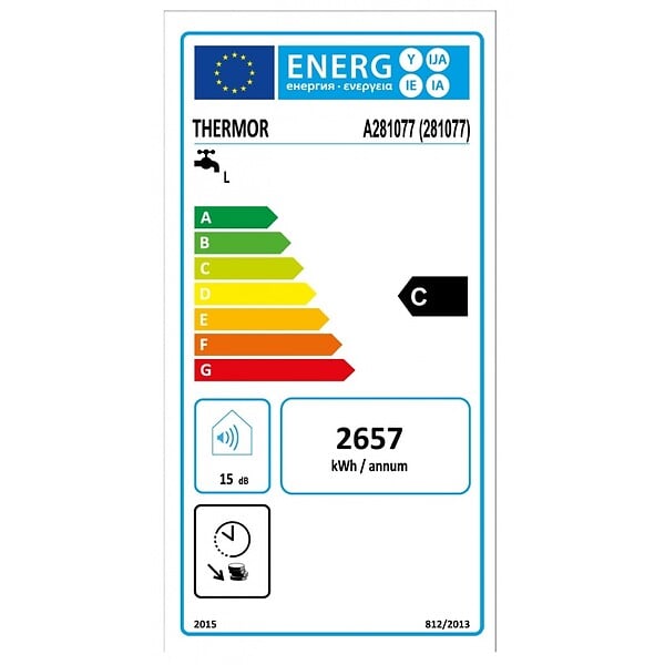 THERMOR - Chauffe-eau Duralis Vertical Mural 200 Litres Thermor 281077 - large