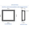 MARMOX - Duo de niches à carreler étanche - Format intérieur U-Tile 5,5 cm de profondeur - vignette