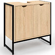 ID MARKET - Meuble sous lavabo salle de bain DETROIT design industriel - vignette