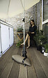 BASER - Pied Pour Parasol De Balcon Marron Foncé - De Ø20 À 40 Mm - 20 Kg - vignette