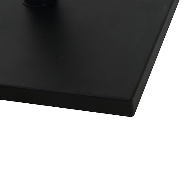 OUTSUNNY - Pied de parasol base de lestage parasol carré dim. 40L x 40I x 43H cm poids net 11 Kg ciment métal noir - large