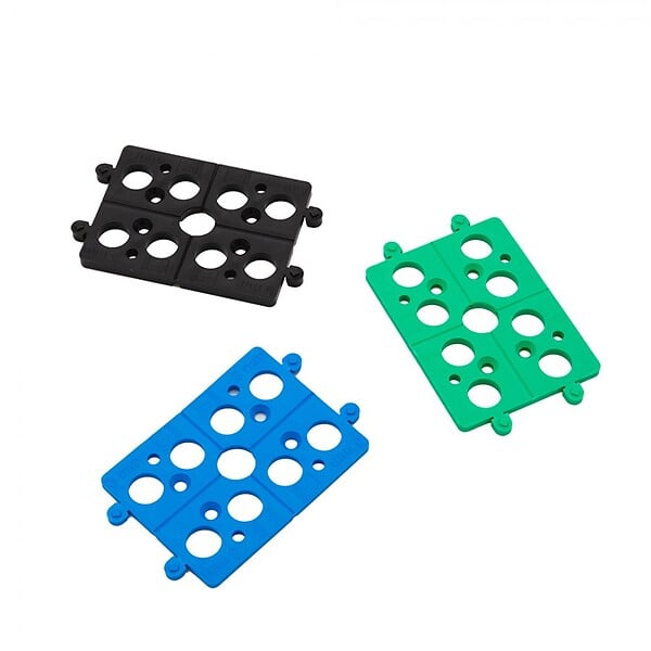 JOUPLAST - Seau de 3 x 100 cales plates universelles sécables en 4 - large