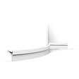 ORAC DECOR - PX198F Cimaise murale Flexible Orac Decor - 2,0x8,3x200cm (h x p x L) - moulure décorative polymère - vignette