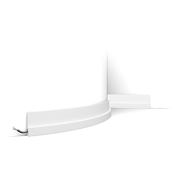 ORAC DECOR - PX198F Cimaise murale Flexible Orac Decor - 2,0x8,3x200cm (h x p x L) - moulure décorative polymère - large