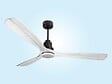 PURLINE - Ventilateur de plafond Réversible  Thermostat Dimmable Wifi Moteur à courant continu Toits en pente Télécommande Lumière à trois tons Hypersilence Mémoire - vignette
