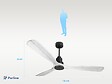 PURLINE - Ventilateur de plafond Réversible  Thermostat Wifi Moteur à courant continu Toits en pente Télécommande Hypersilence Mémoire - vignette
