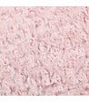 ATMOSPHERA - Coussin déhoussable en Fourrure Bouclée Rose 45 x 45 cm - vignette